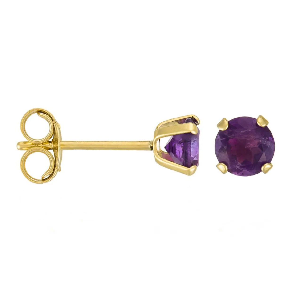 Femme Instant d'Or Boucles D'Oreilles^Boucles d'oreilles Ravissement Améthystes 0.40 ct or jaune