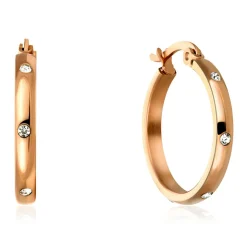 Boucles d'oreilles Sparkle rose doré-Amelia Parker Sale