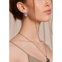 Boucles d'oreilles Thalina argentées-Amelia Parker New