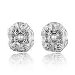 Boucles d'oreilles Zephyra argentées-Amelia Parker Discount