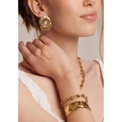Femme Amelia Parker Boucles D'Oreilles^Boucles d'oreilles Zephyra dorées