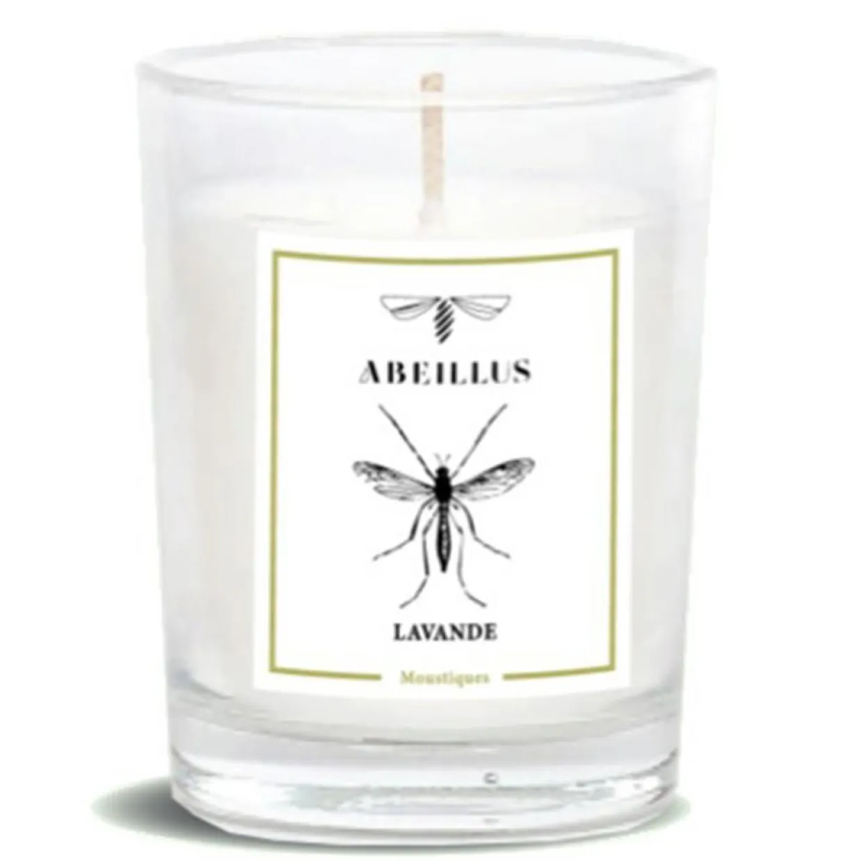 Abeillus Bougies^Bougie parfumée Jardin d'été Lavande ivoire - 45h