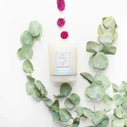 Abeillus Bougies^Bougie parfumée Jardin rêvé Jardin des délices Framboise caramel ivoire - 45h