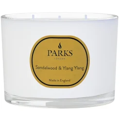 Bougie parfumée Vintage Aromatherapy Bois de Santal & Ylang Ylang - 3 mèches 50h-Parks Outlet