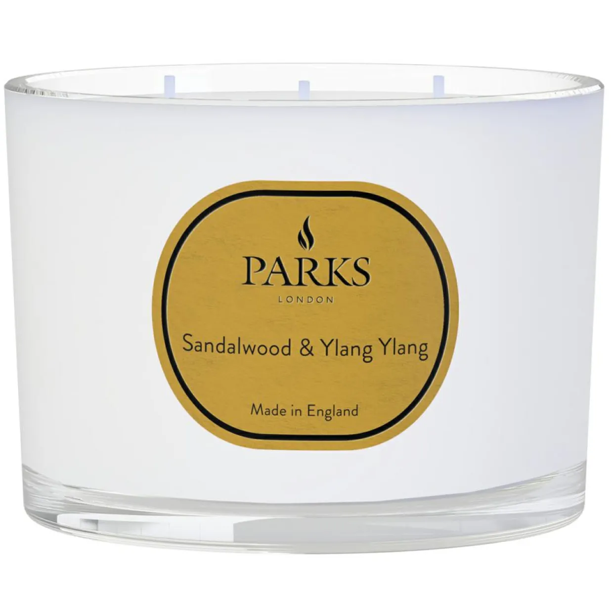 Bougie parfumée Vintage Aromatherapy Bois de Santal & Ylang Ylang - 3 mèches 50h-Parks Outlet