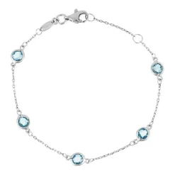 Bracelet Colors Topazes 1.75 ct or blanc-Instant d'Or Best