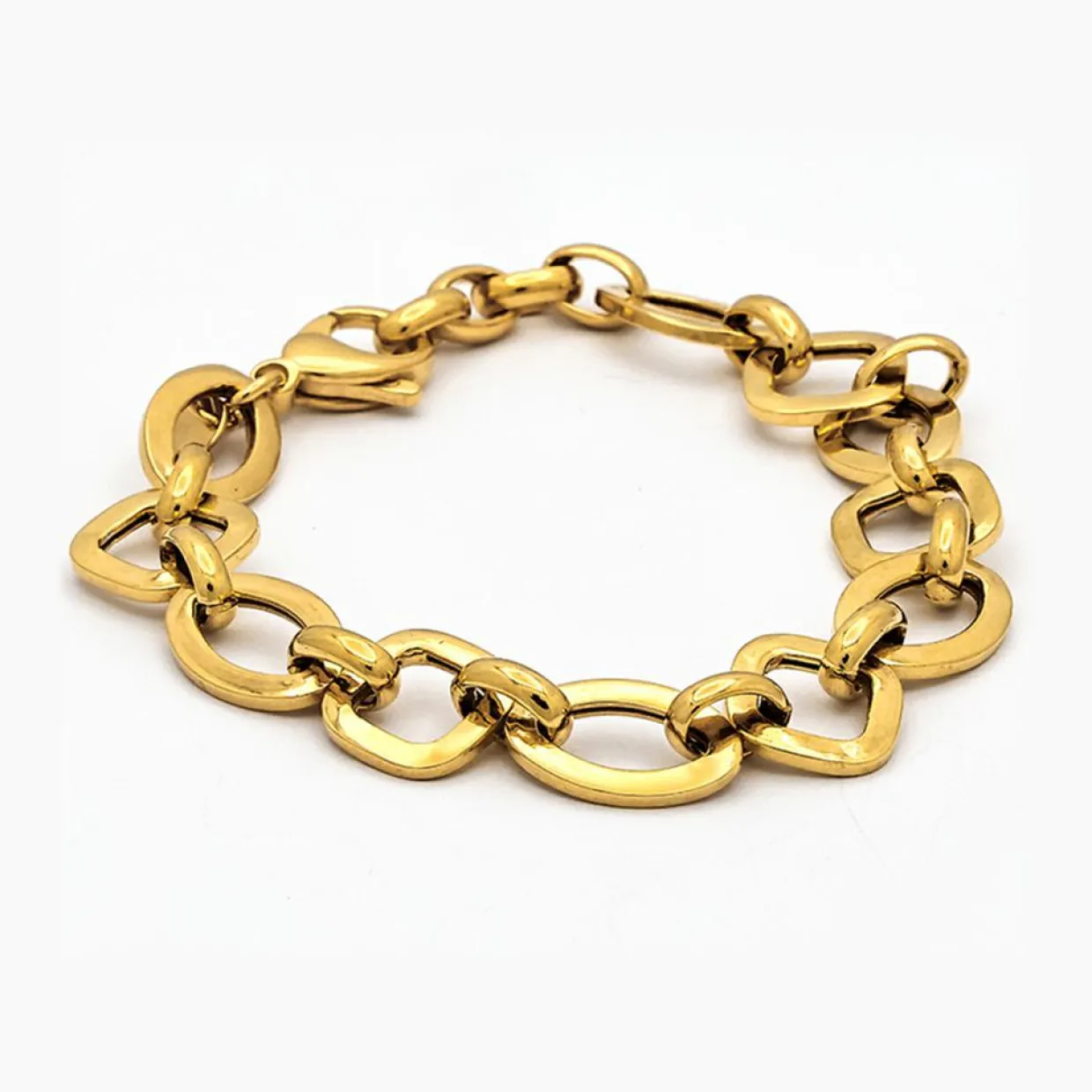Bracelet Frederico en Argent doré-By Rafaella Clearance