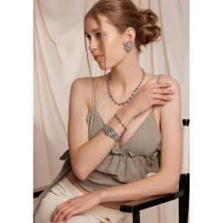 Bracelet Harblyn argenté-Amelia Parker Outlet