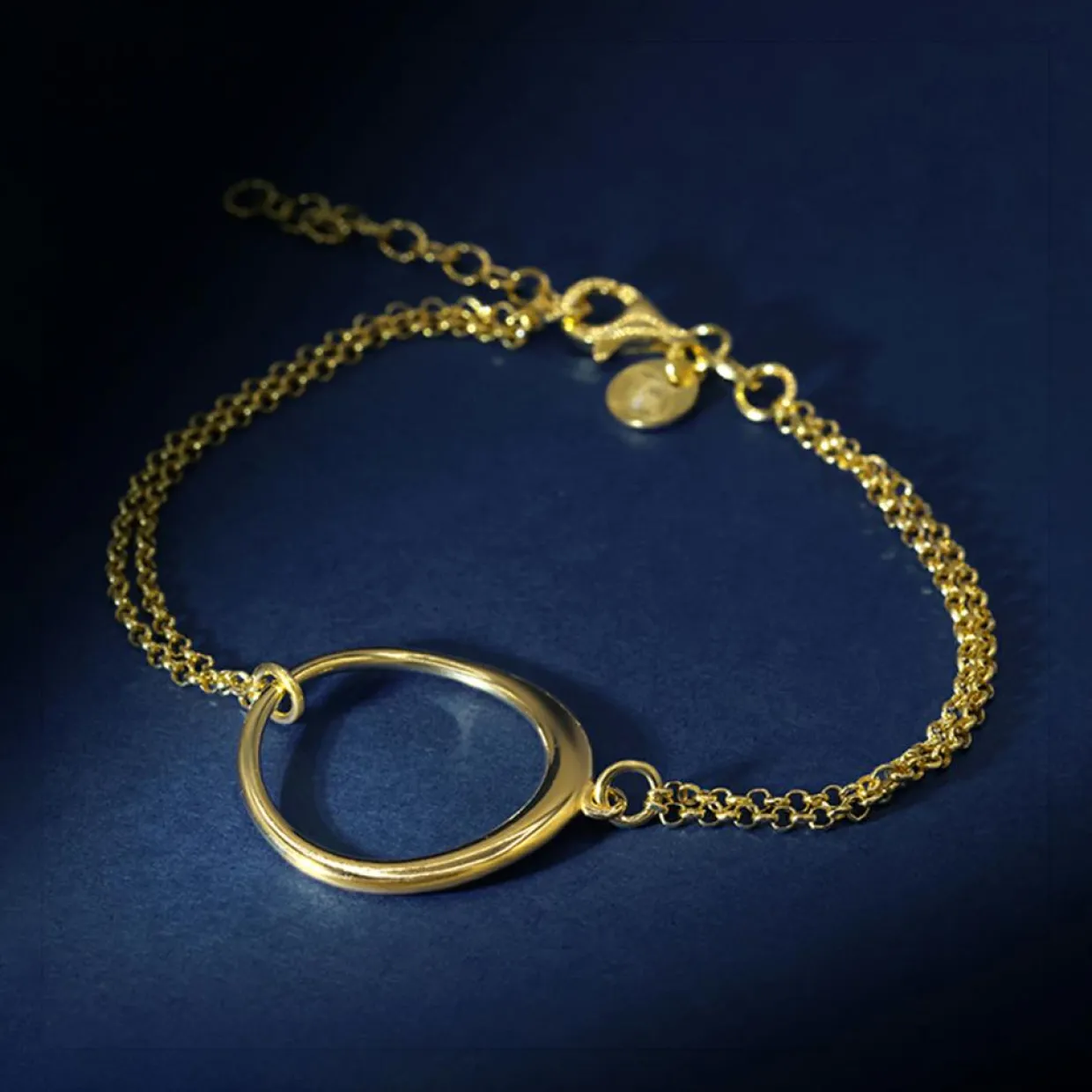 Bracelet Pallos en Argent doré-By Rafaella Clearance