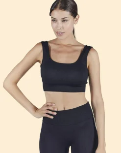 Femme Onamaste Lingerie, Nuit^Brassière de sport Maintien léger noire