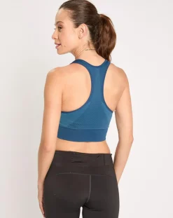 Brassière de sport Seamless Medium bleu aile sarcelle-Odlo Clearance