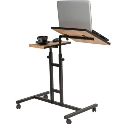 Wooden Art Bureaux^Bureau mobile à roulettes Glen 768 noir - 67x87x45.5 cm