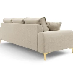 Mazzini Sofas Canapés^Canapé 4 places Madara beige - 237x102x90 cm