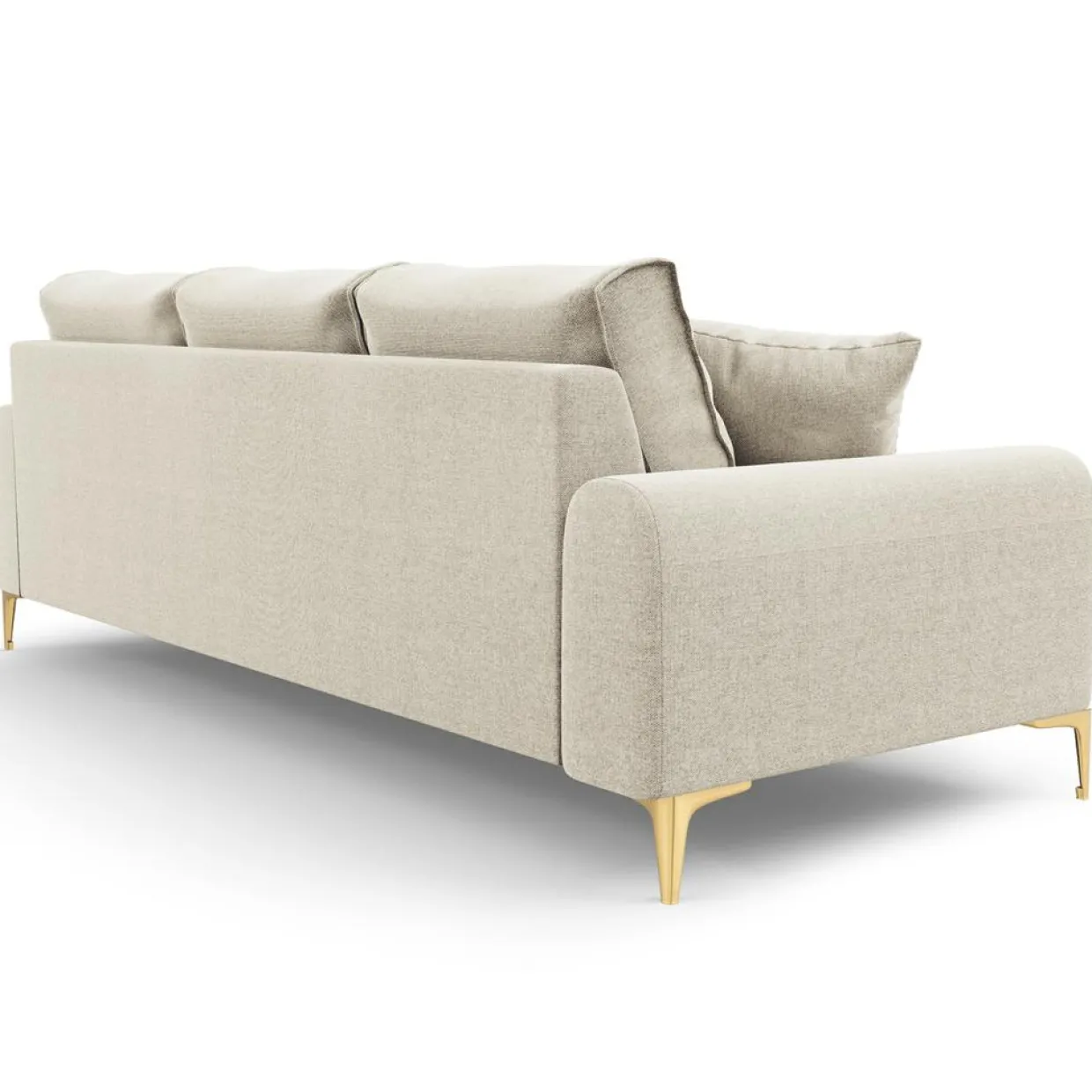 Mazzini Sofas Canapés^Canapé 3 places Madara beige clair - 222x102x90 cm