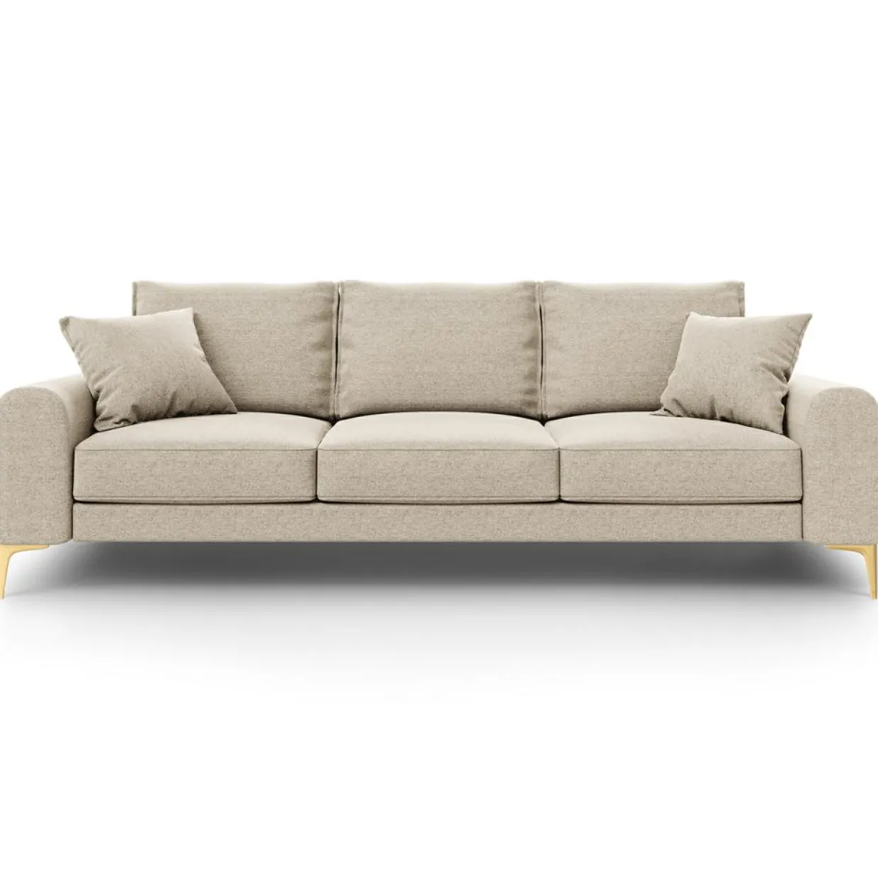 Mazzini Sofas Canapés^Canapé 3 places Madara beige - 222x102x90 cm