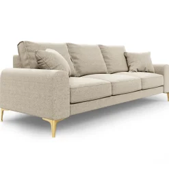 Mazzini Sofas Canapés^Canapé 3 places Madara beige - 222x102x90 cm