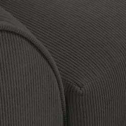 Mazzini Sofas Canapés^Canapé d'angle droit Quince 4 Places gris foncé - 221x171x80 cm