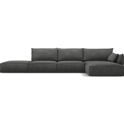 Mazzini Sofas Canapés^Canapé D'Angle Droit Vanda 5 Places 1 gris - 386x166x85 cm