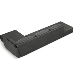 Mazzini Sofas Canapés^Canapé D'Angle Droit Vanda 5 Places 1 gris - 386x166x85 cm