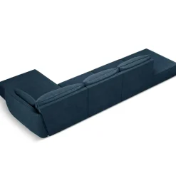 Mazzini Sofas Canapés^Canapé D'Angle Droit Vanda 5 Places 1 bleu roi - 386x166x85 cm