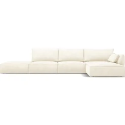 Mazzini Sofas Canapés^Canapé D'Angle Droit Vanda 5 Places 1 beige clair - 386x166x85 cm
