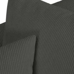 Mazzini Sofas Canapés^Canapé d'angle gauche Quince 4 Places gris foncé - 221x171x80 cm