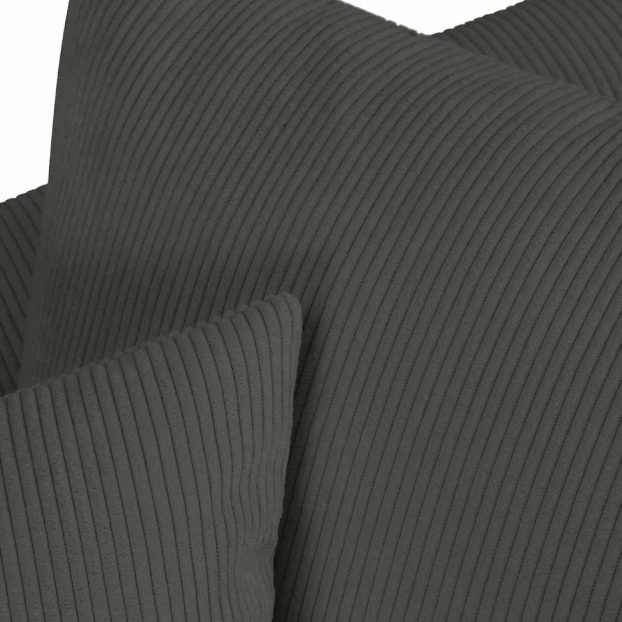 Mazzini Sofas Canapés^Canapé d'angle gauche Quince 4 Places gris foncé - 221x171x80 cm