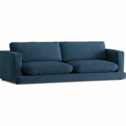 Canapé Daphne 4 Places Bleu Marine - 240x105x86 cm-Mazzini Sofas Discount