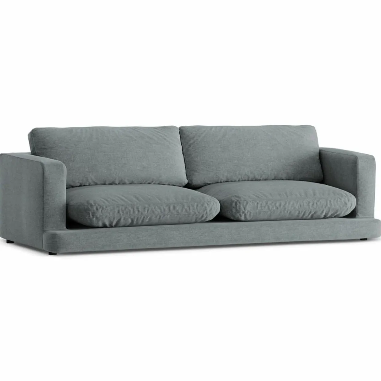 Mazzini Sofas Canapés^Canapé Daphne 4 Places Gris Foncé - 240x105x86 cm