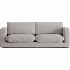 Mazzini Sofas Canapés^Canapé Daphne 3 Places Gris chaud - 210x105x86 cm
