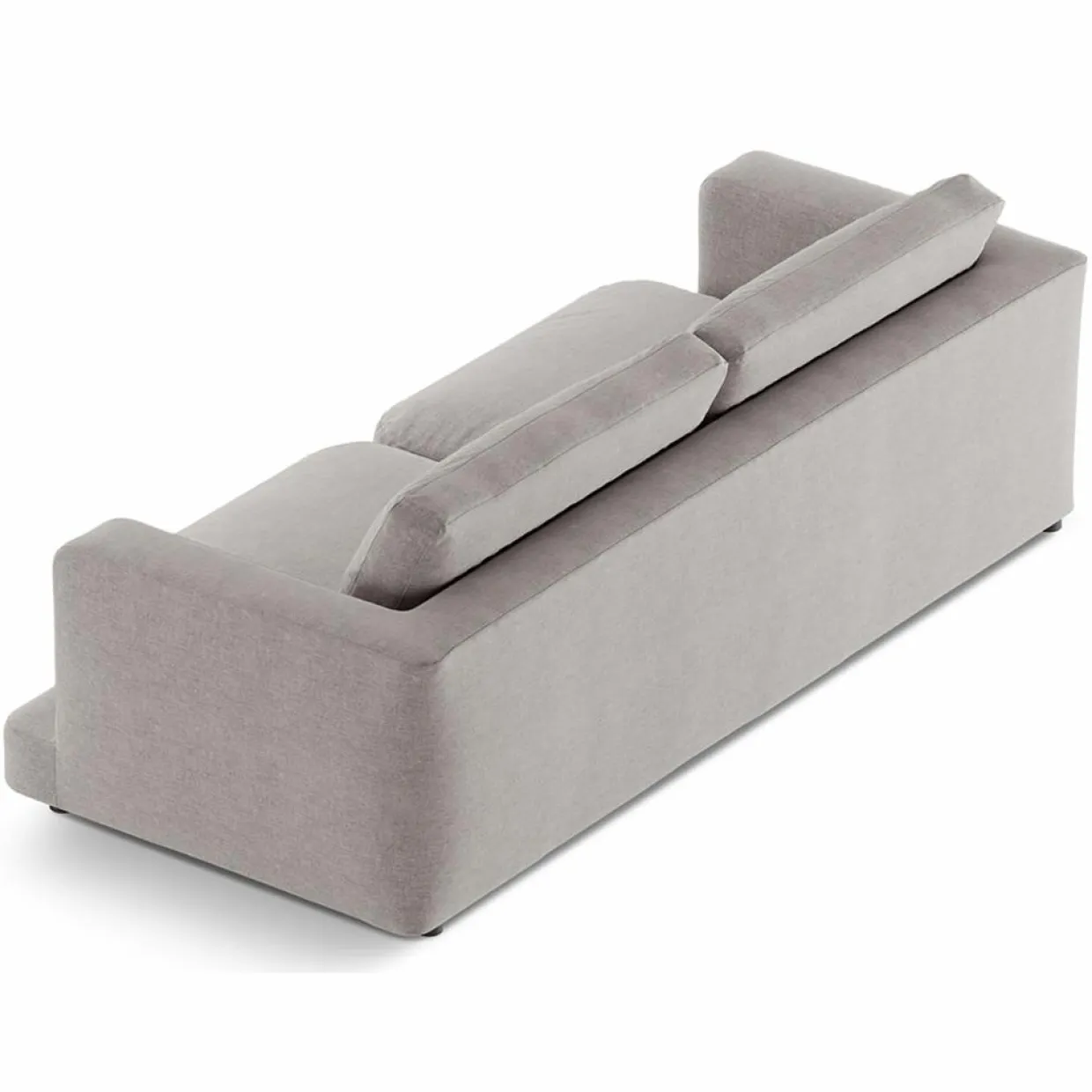 Mazzini Sofas Canapés^Canapé Daphne 3 Places Gris chaud - 210x105x86 cm
