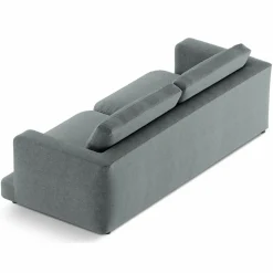 Canapé Daphne 3 Places Gris Foncé - 210x105x86 cm-Mazzini Sofas Hot