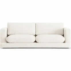 Canapé Daphne 3 Places Ivoire - 210x105x86 cm-Mazzini Sofas Clearance