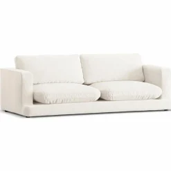 Canapé Daphne 3 Places Ivoire - 210x105x86 cm-Mazzini Sofas Clearance