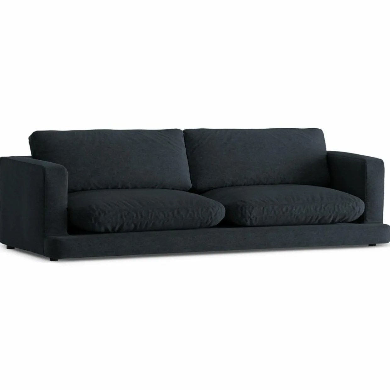 Canapé Daphne 4 Places Noir - 240x105x86 cm-Mazzini Sofas Clearance