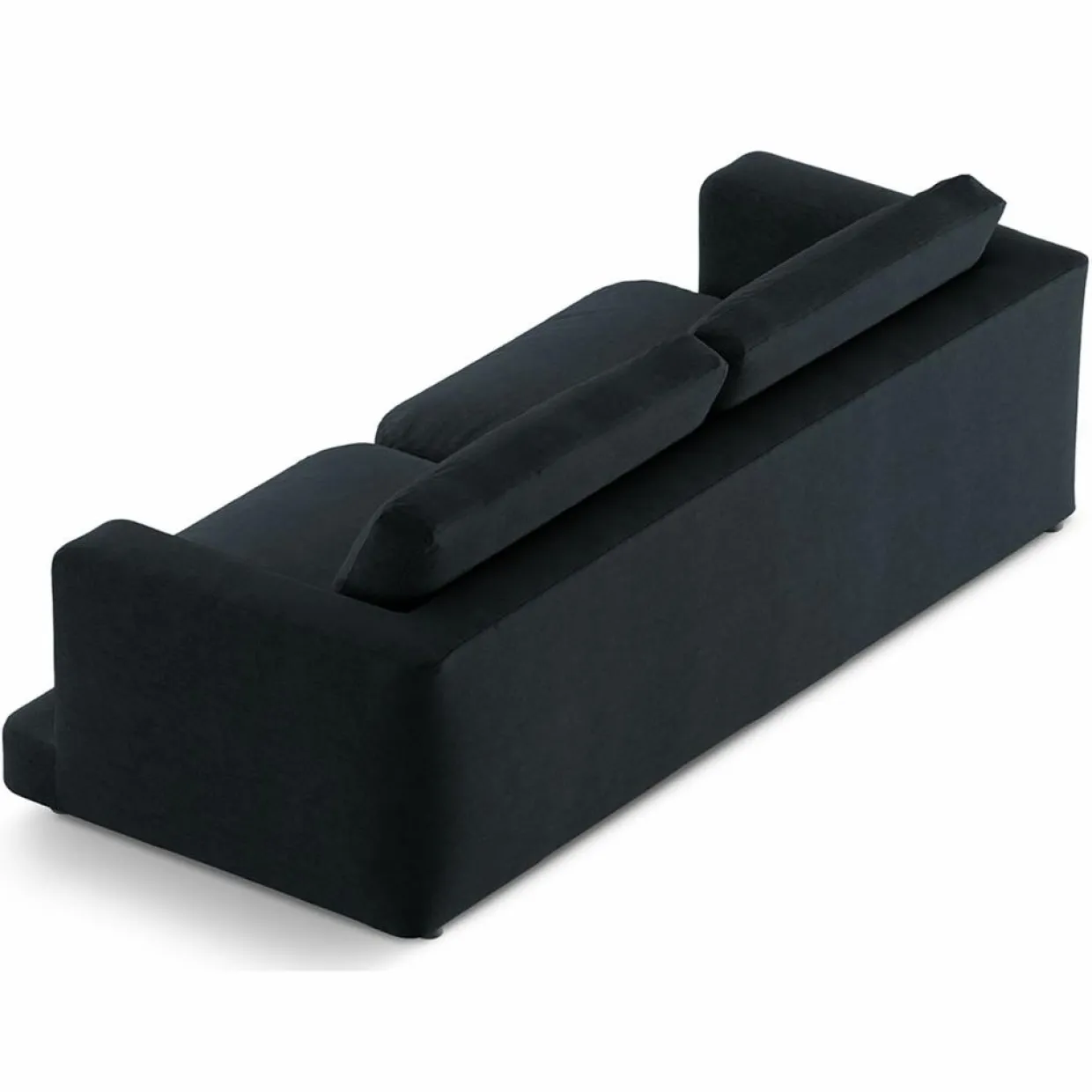 Canapé Daphne 4 Places Noir - 240x105x86 cm-Mazzini Sofas Clearance