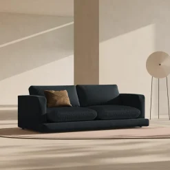 Canapé Daphne 3 Places Noir - 210x105x86 cm-Mazzini Sofas Sale
