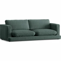 Canapé Daphne 3 Places Vert mousse - 210x105x86 cm-Mazzini Sofas New