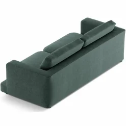 Canapé Daphne 3 Places Vert mousse - 210x105x86 cm-Mazzini Sofas New
