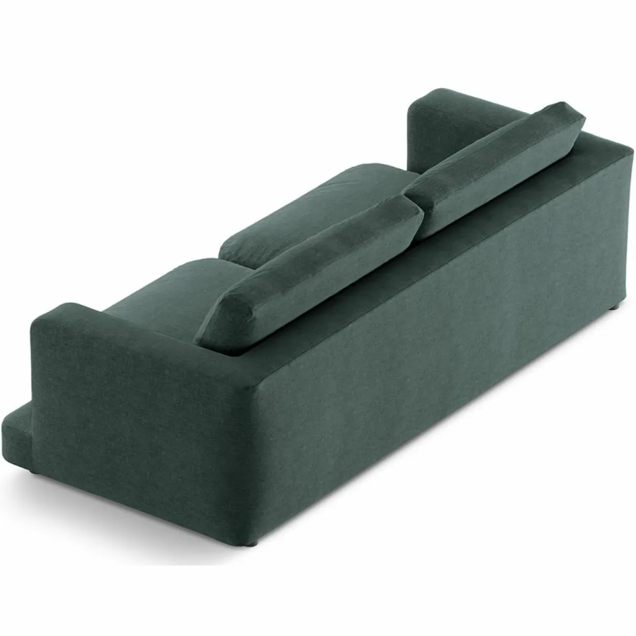 Canapé Daphne 4 Places Vert mousse - 240x105x86 cm-Mazzini Sofas New