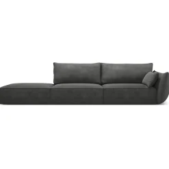 Mazzini Sofas Canapés^Canapé droit Vanda 4 Places gris - 286x100x85 cm
