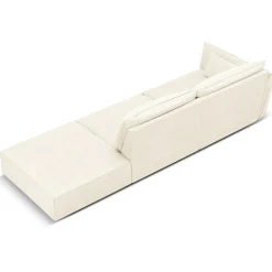 Mazzini Sofas Canapés^Canapé gauche Vanda 4 Places beige clair - 286x100x85 cm