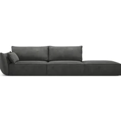 Mazzini Sofas Canapés^Canapé gauche Vanda 4 Places gris - 286x100x85 cm