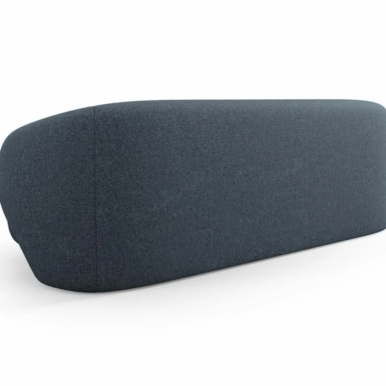 Canapé Linden 3 Chenille Places bleu - 204x102x72 cm-Mazzini Sofas Clearance