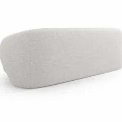 Canapé Linden 3 Chenille Places argenté chiné - 204x102x72 cm-Mazzini Sofas Clearance