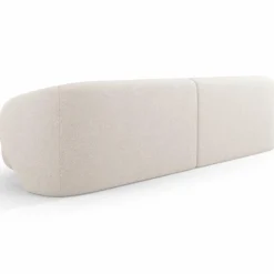 Canapé Linden Chenille 4 Places beige - 304x102x72 cm-Mazzini Sofas Outlet