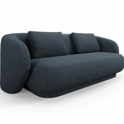 Mazzini Sofas Canapés^Canapé Linden Chenille 2 Places bleu - 169x102x72 cm