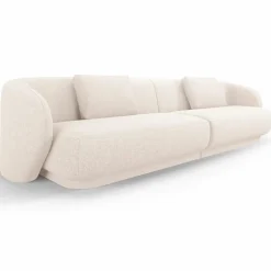 Mazzini Sofas Canapés^Canapé Linden Chenille 4 Places beige clair - 304x102x72 cm