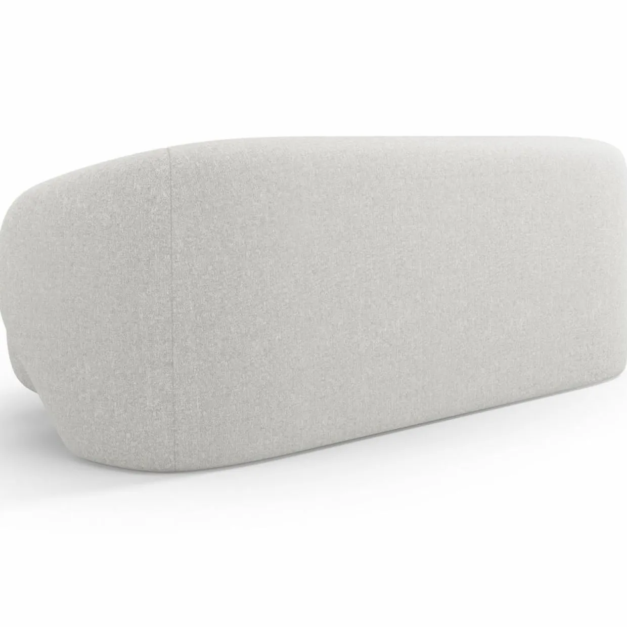 Canapé Linden Chenille 2 Places argenté chiné - 169x102x72 cm-Mazzini Sofas Clearance