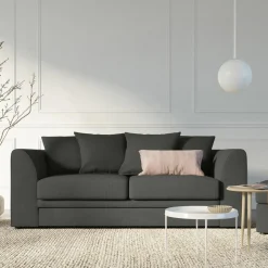 Canapé Quince 3 Places gris foncé - 182x92x80 cm-Mazzini Sofas Best